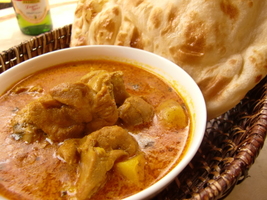 Chicken curry & Nan