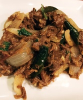 Mutton & chili salute